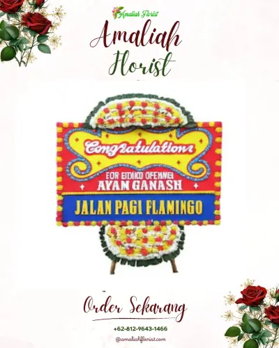 Bunga Papan Congratulation di Simolawang
